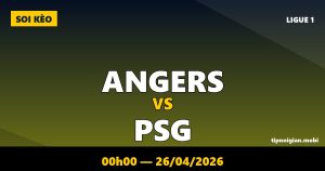 Soi kèo Angers vs PSG – 00h00 ngày 26/04/2026 | Ligue 1